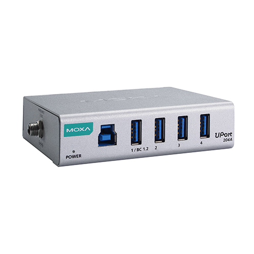 هاب USB صنعتی موگزا MOXA UPort 204A Industrial USB Hub