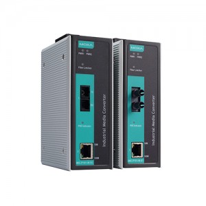 مبدل رسانه اترنت به فیبر موگزا MOXA IMC-P101-M-SC-T Ethernet-To-Fiber Media Converter