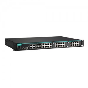 سوئیچ اترنت رکمونت موگزا MOXA IKS-6728A-4GTXSFP-24-24-T Rackmount Ethernet Switch